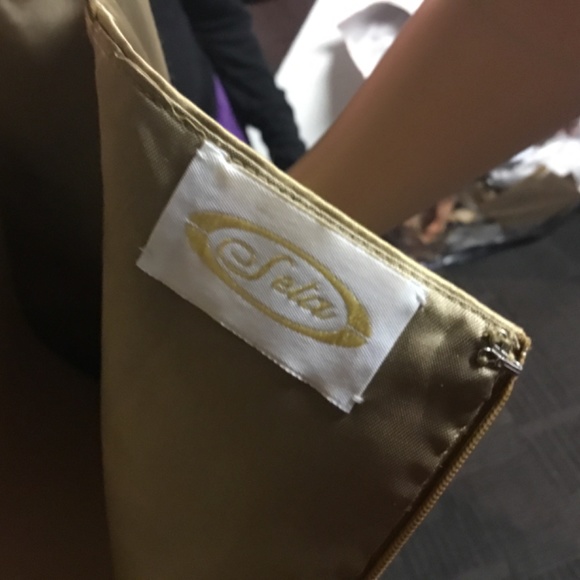 SETA. DIVINE CUSTOM MADE DRESS SATIN LINER / SLIP. OOAK. VALUABLE $3000 new💃💃 - Picture 8 of 12